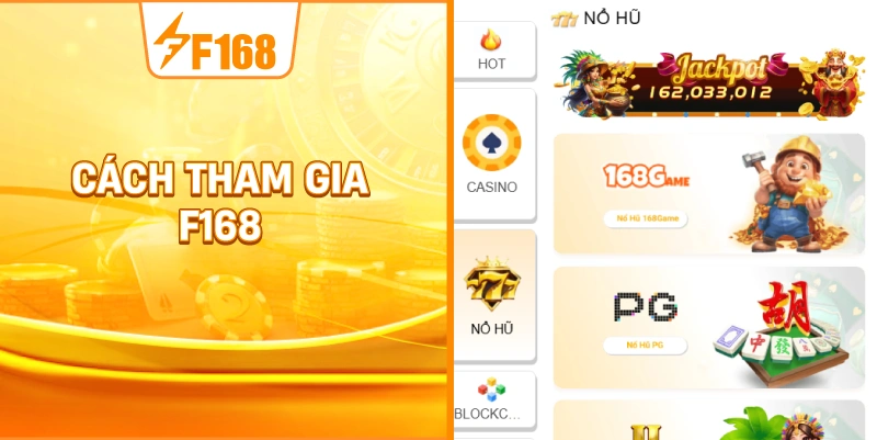 Cách Tham Gia F168
