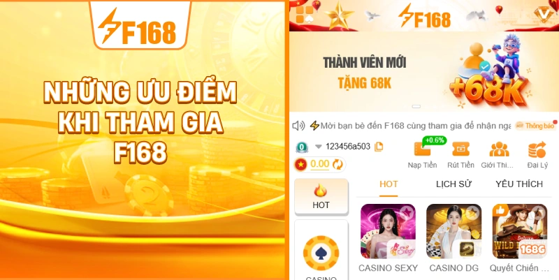 Những Ưu Điểm Khi Tham Gia F168